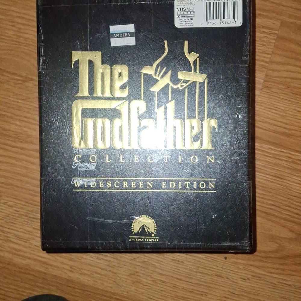 The Godfather Collection Widescreen Edition - Black & Gold